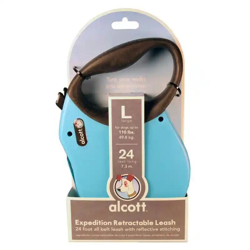 Retract Leash-x Large- Blue