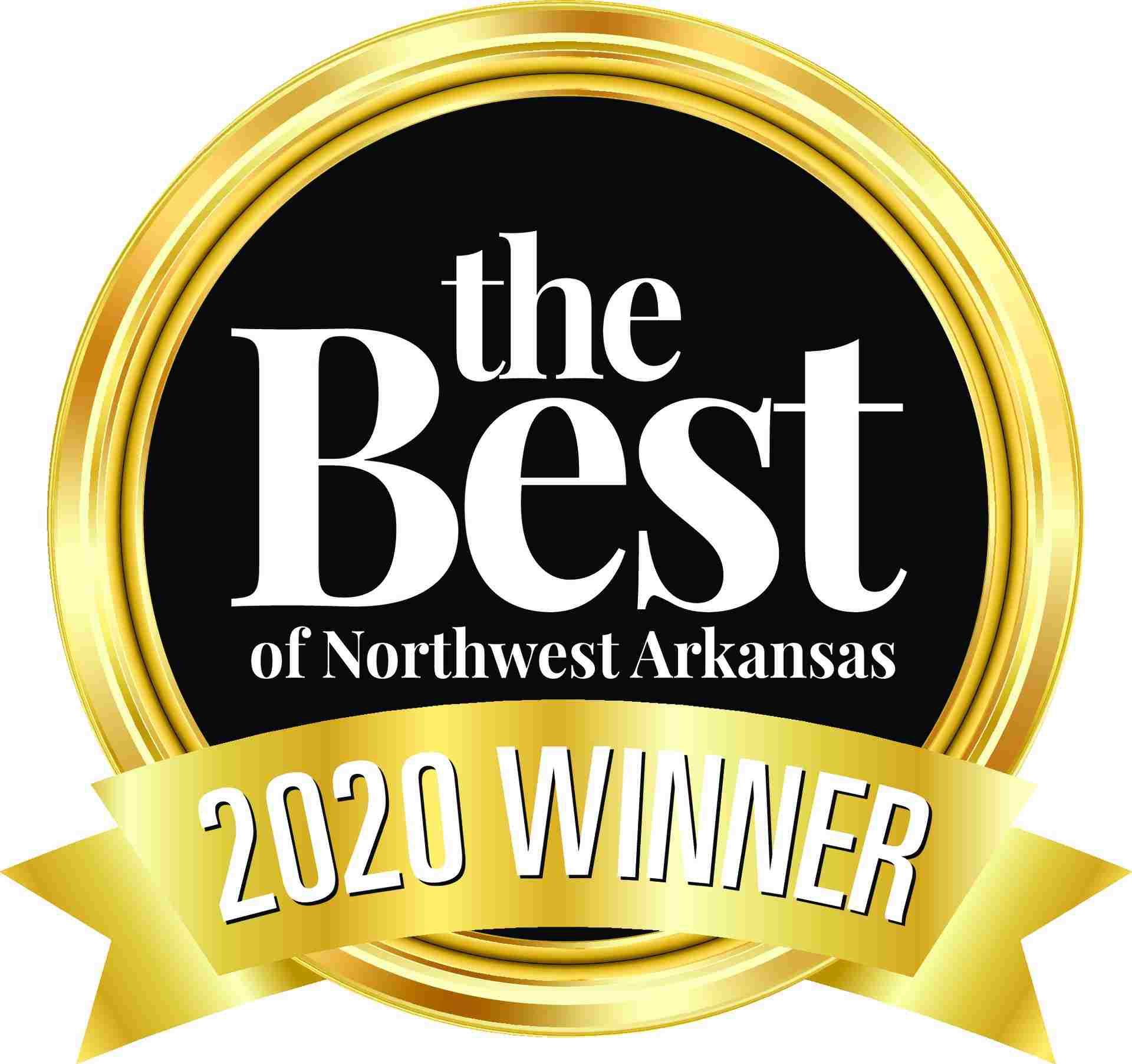 The best of Northwest Arkansas 2020 Gold winner.